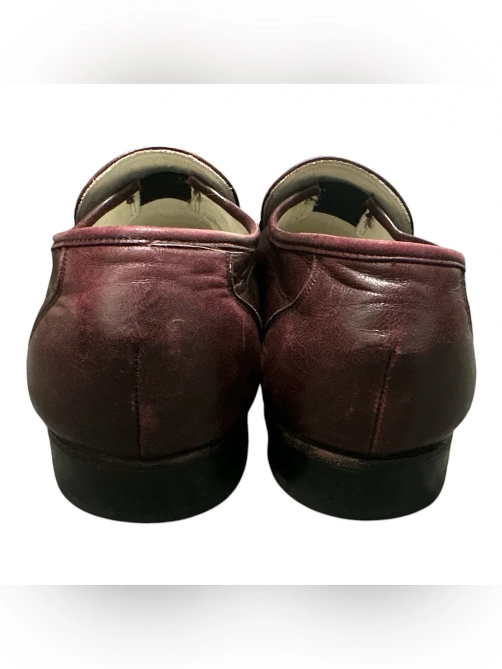 VTG Florsheim Imperial Men’s Shoes Como Loafers Size 9 Burgundy Quiet Luxury